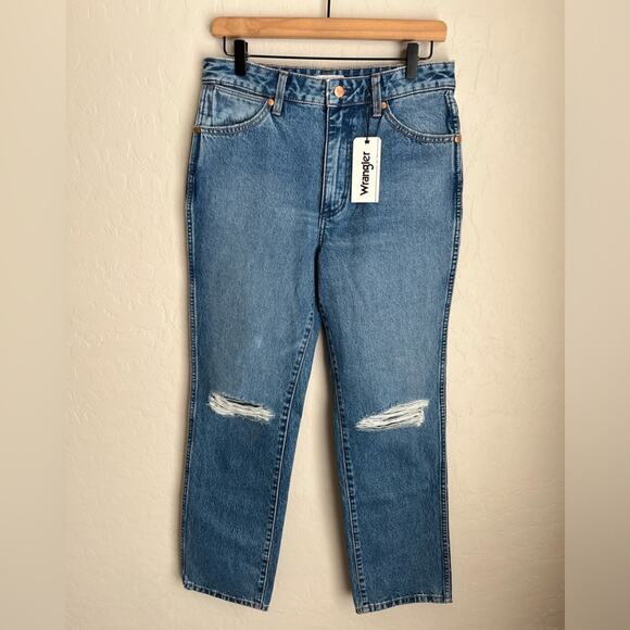 NWT Wrangler Wild West 603 high rise straight jeans 28 - Picture 6 of 13
